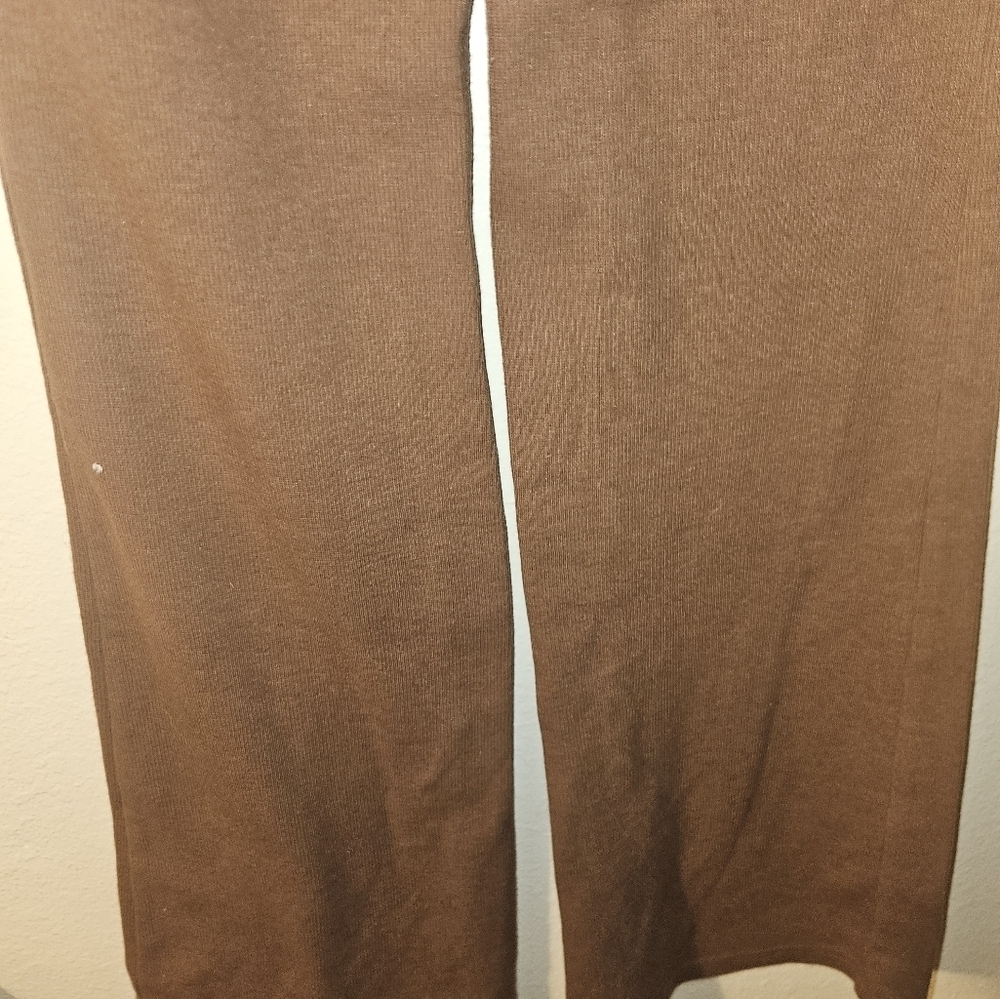 Pac Sun Womans Brown Flared Leg Leggings Size M - Picture 9 of 11